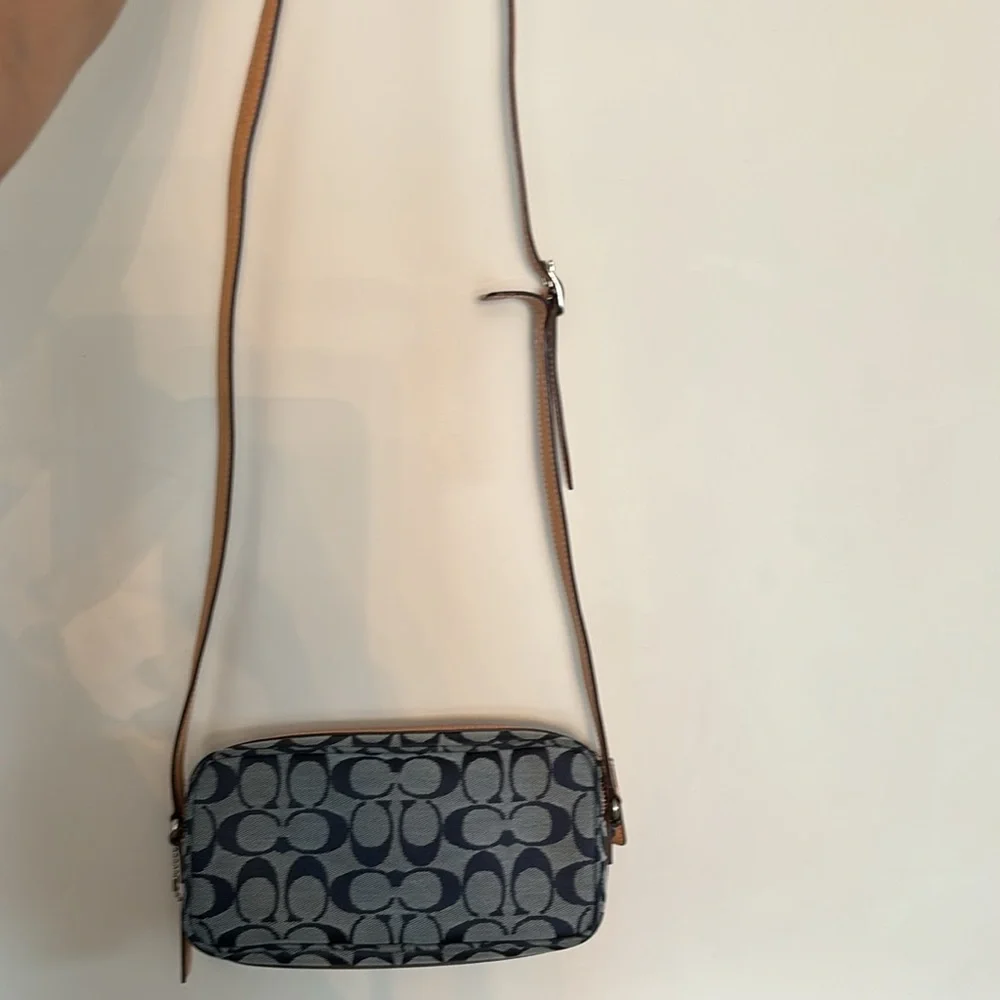 Coach honey wedge size 8 and matching cross-body purse combo